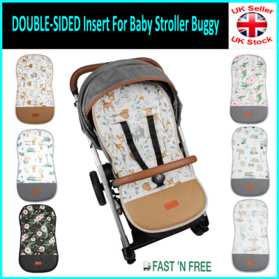 DOPPELSEITIGE Einlage für Kinderwagen Buggy