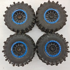 4x Monster Truck Mud Bogger Swamper Tires On Traxxas Udr Wheels Trophy Truck 17