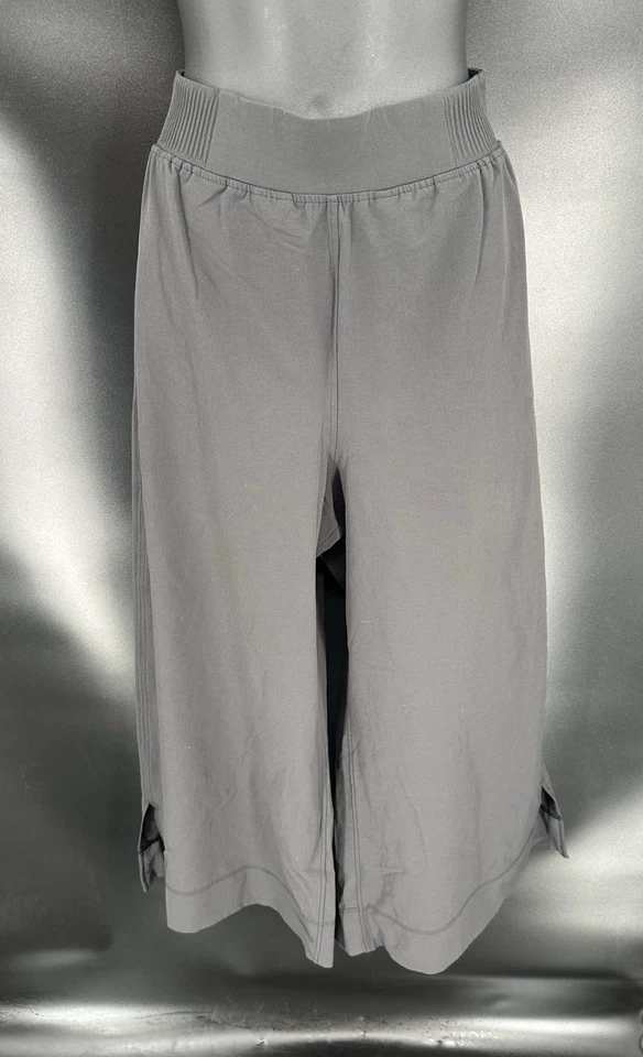 Lululemon Pants Women's XL Black Scuba Wide Leg Gym Yoga Cotton - Image 2 of 4