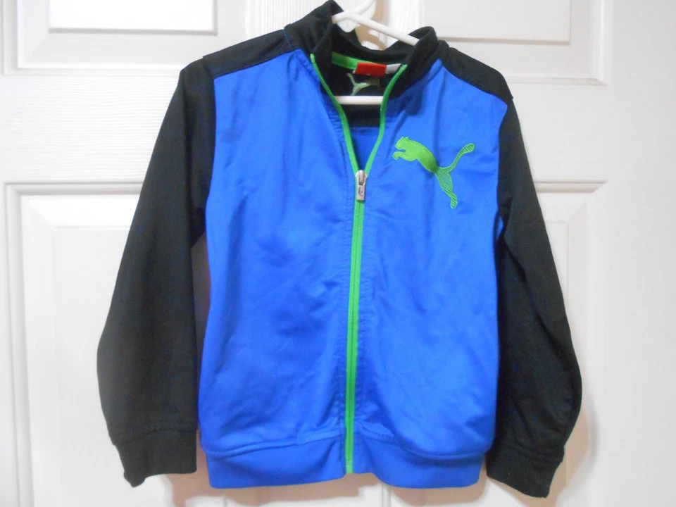 CUTE PUMA SIZE 4T BOYS JACKET ZIPPER FRONT w/ POCKETS NICE - Image 4 of 4