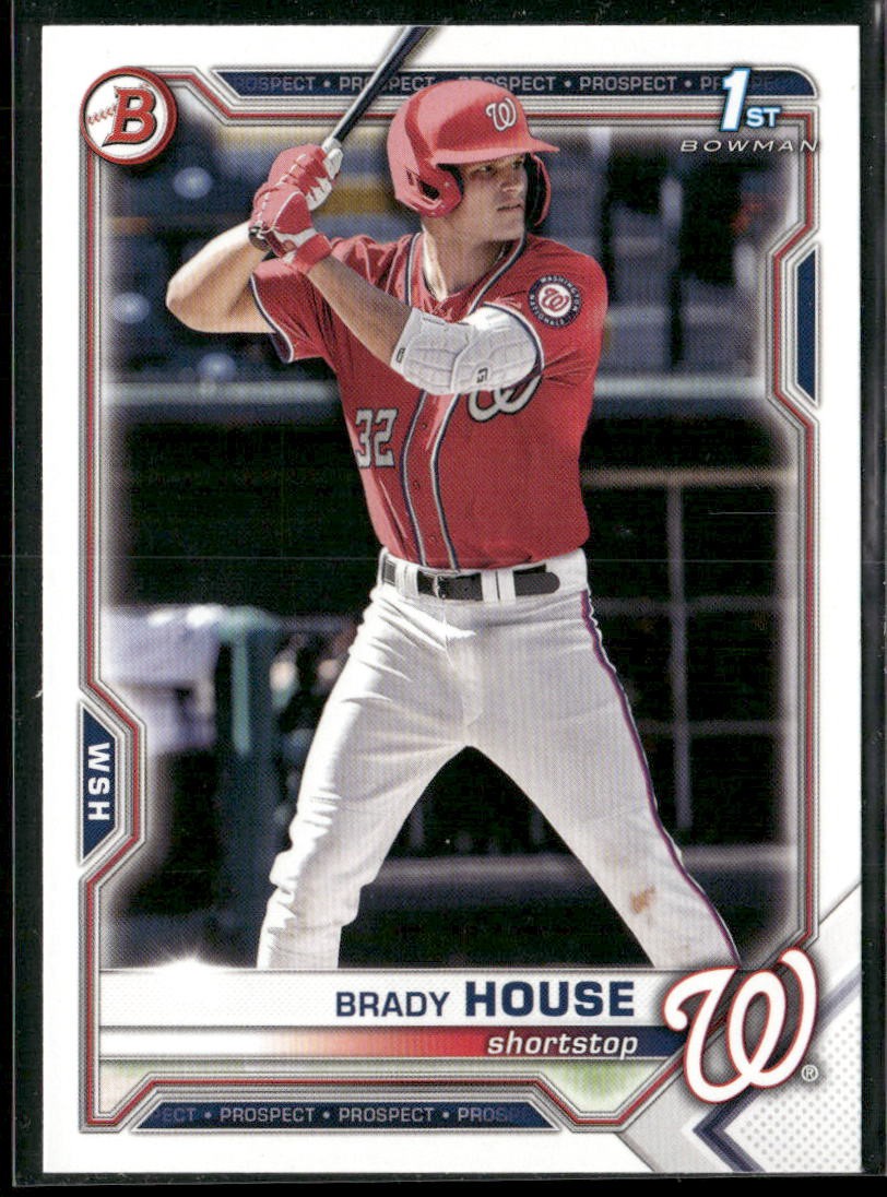 2021 Bowman Draft #BD-186 Brady House