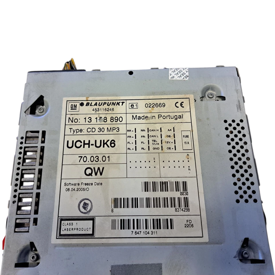 Opel Agila A Radio 13188890 - Bild 2 von 2