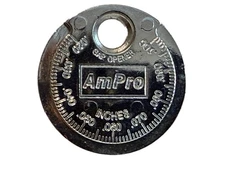 AmPro Spark Plug Gap Tool Taiwan Made Coin Style Gapping Gauge Mechanic Tool
