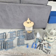 Jurassic Park Action Figure Playset Lot Gates Tower Fence Accessories