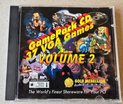 Gold Medallion Game Pack 37 VGA Games Volume 2 Windows CD-ROM