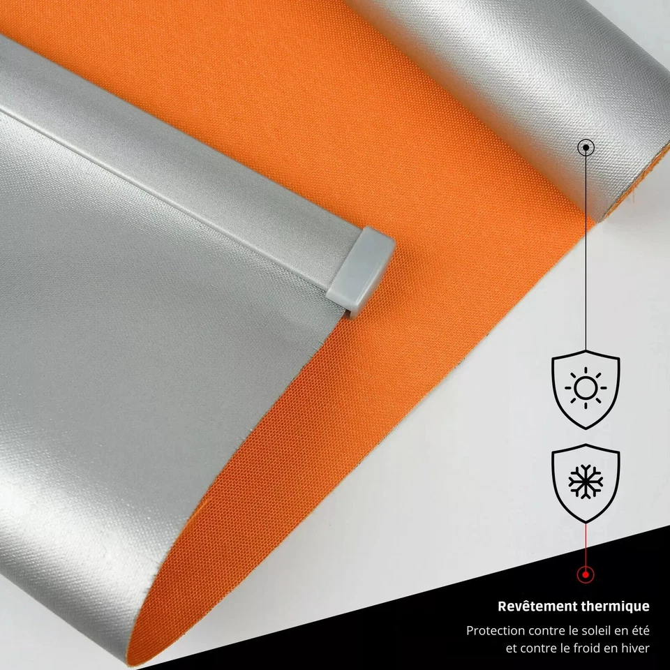 Store Enrouleur Occultant Thermique Protection Solaire Sans Perçage ROLLMAXXX® - Photo 2/4