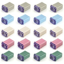20 Pack Car Micro Cartridge Fuses Kit, 32V 15amp 20amp 25amp 30amp 40amp, FMM...