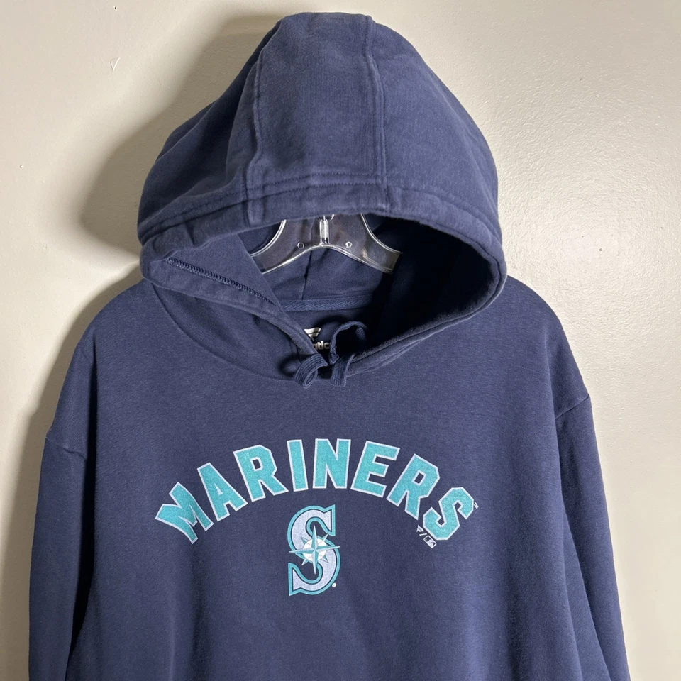 Seattle Mariners Fanatics Navy Blue #01 Hoodie Sweatshirt Priest Size 3XL - Image 2 of 4