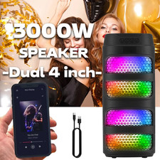 3000W Portable Bluetooth Speaker Subwoofer Heavy Bass Stereo Sound System Party