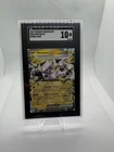 Pokémon Mewtwo ex Double Rare Holo 058/182 SV04: Paradox Rift SGC 10