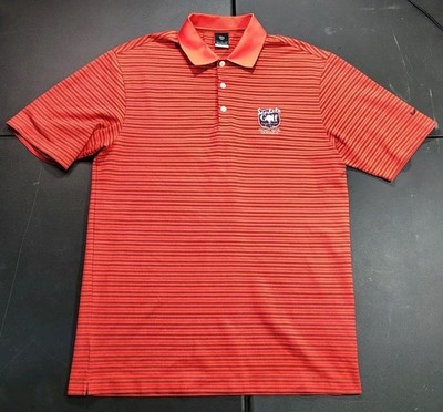 Vintage Nike Dri-Fit UV Sandals Golf, Ocho Rios, Jamaica Orange Men's Size Large