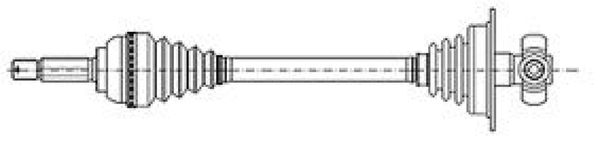 Antriebswelle Vorderachse Links FüR Renault Clio Ii Kasten/SchräGheck Kangoo-image