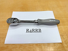 Snap-on Tools Usa Dark Titanium 12 Drive Hard Grip Ratchet Shd80adt Rare Nos
