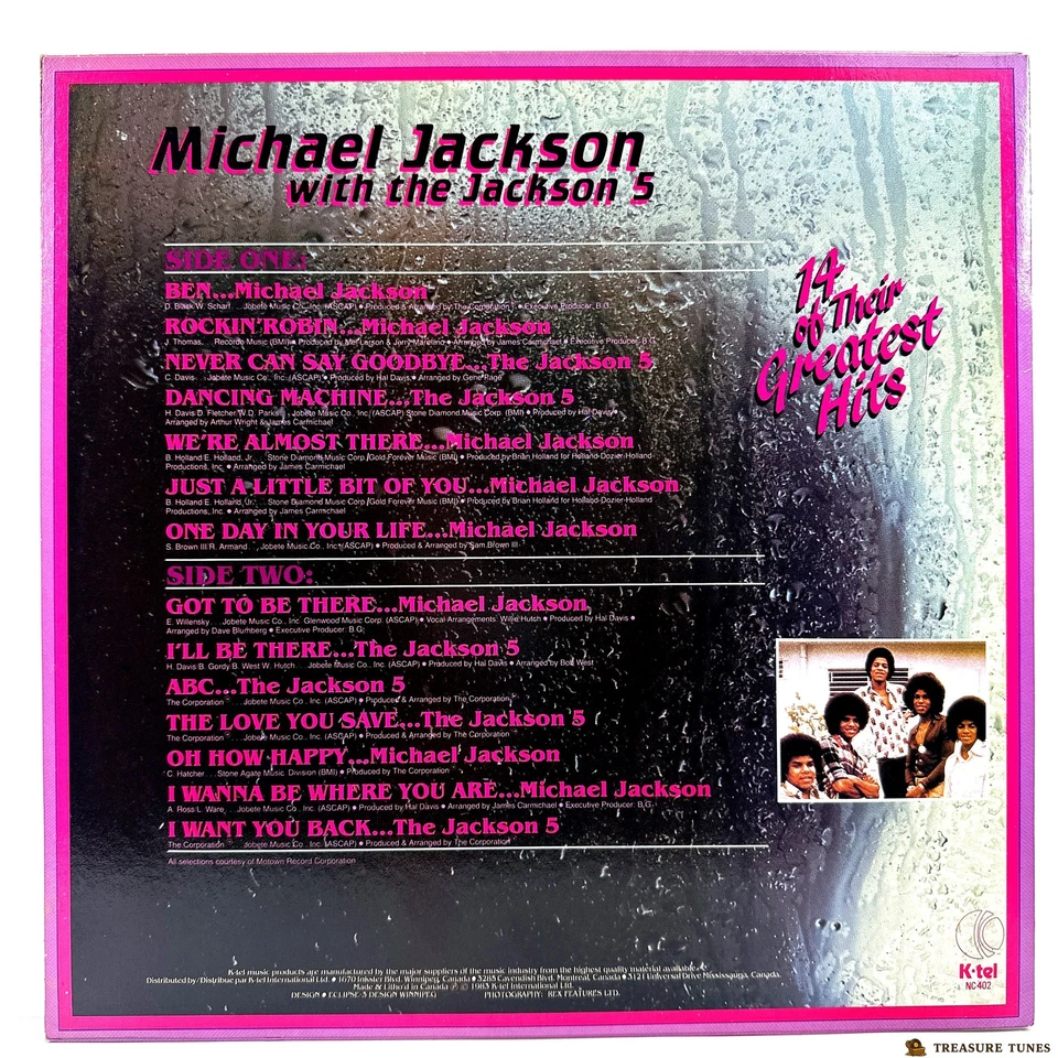 Michael Jackson, The J... – 14 Of Their Greatest Hits - Image 3 of 4