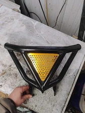 LTR 450  Intimidator Front Bumper Gold and Black Screens  Alba Racing