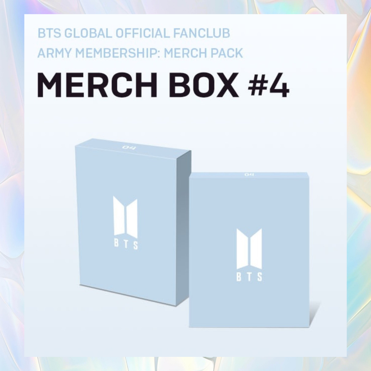 BTS MERCH BOX 4 BTS Merch Boxes - New stock (no Weverse membership