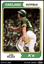 1974 Topps #264 Joe Rudi Athletics 6 - EX/MT