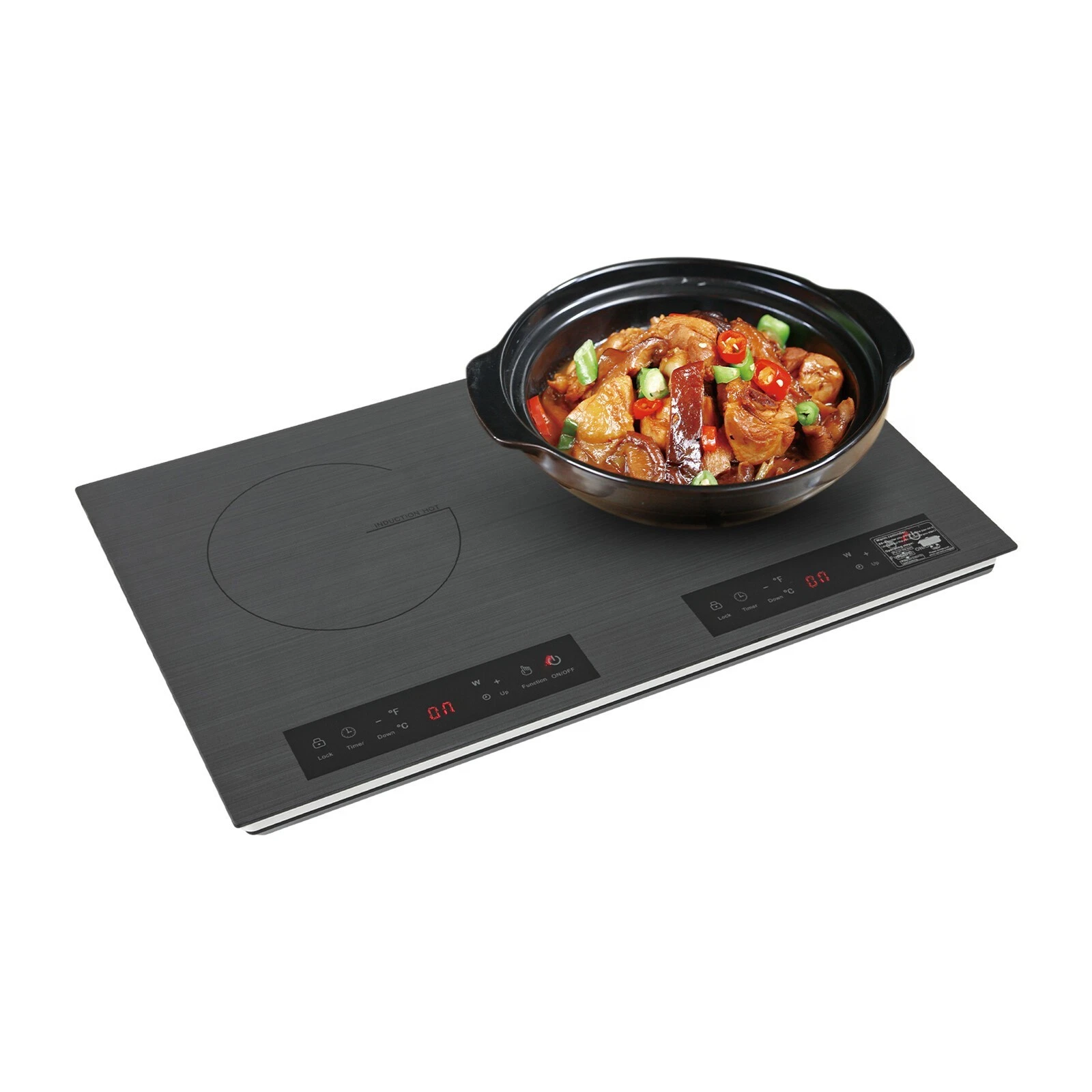 Portable Dual Cooker Burner Induction Cooktop Countertop Stove Hot Plate 4000W