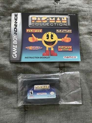 Nintendo GameBoy Advance PAC-MAN COLLECTION Cartridge And Instruction Booklet