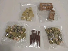 3rd Party Lego-like World War 2- 10 Pack German Soldier With Rifles Minifigures