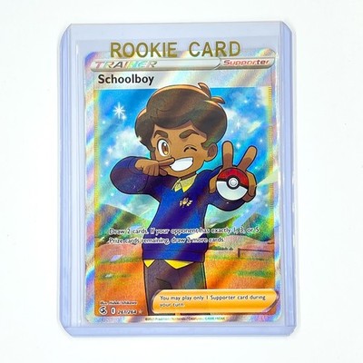 Pokémon TCG Schoolboy Fusion Strike Full Art Trainer 261/264 Englisch Near Mint