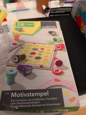 Crelando Motivstempel-Set -26 Teilig  - NEU / OVP