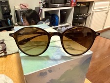 Ray-Ban RB 2180 710/73 Dark Havana Plastic Round Sunglasses - Brown Great Shape