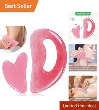 Dual Gua Sha Massage Tools for Body Shaping Facial Toning - Durable Elegant