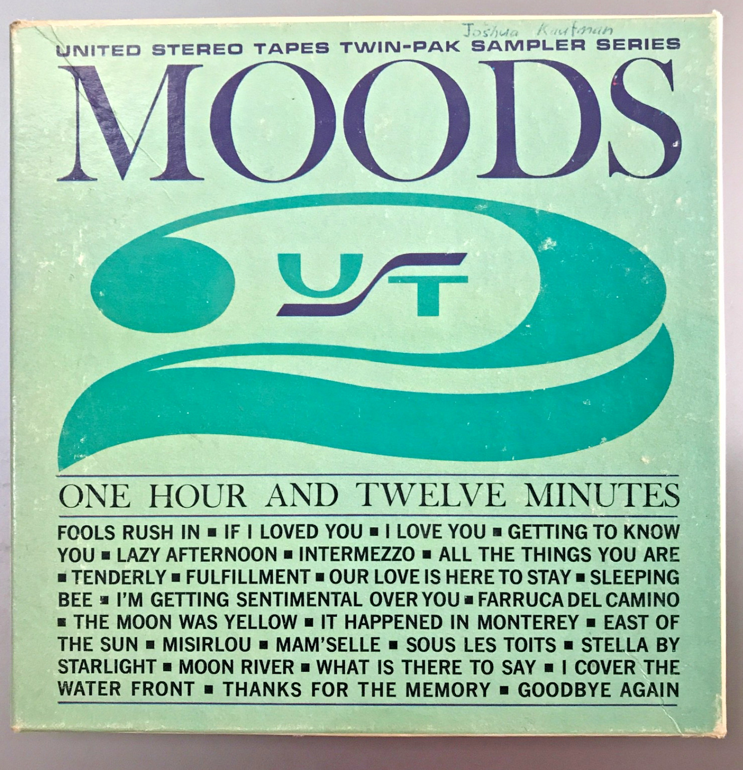 7-1/2ips  Moods 2   United  Stereo Tapes Double Album   Reel Tape