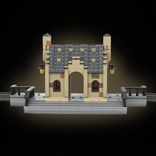 Hot Sale The Station from the movie, Tiny Version 514 Building Toys Set