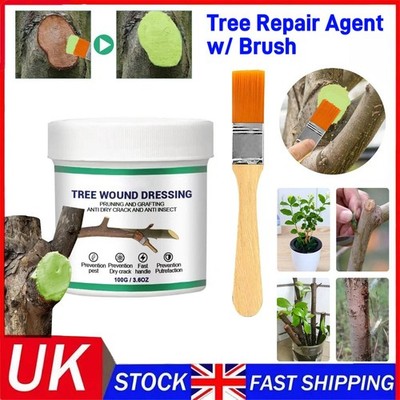 Pflanzenveredelung Astversiegelung Bonsai Schnitt Wundpaste Baumreparaturmittel mit Pinsel