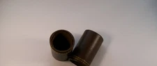 Vintage Genuine Leather Dice Cups from Italy