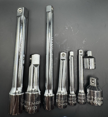 #ad #ad Craftsman 8 piece 1 4quot; 3 8quot; 1 2quot; Drive Extension and Adaptor Set 3quot; and 6quot; $29.95