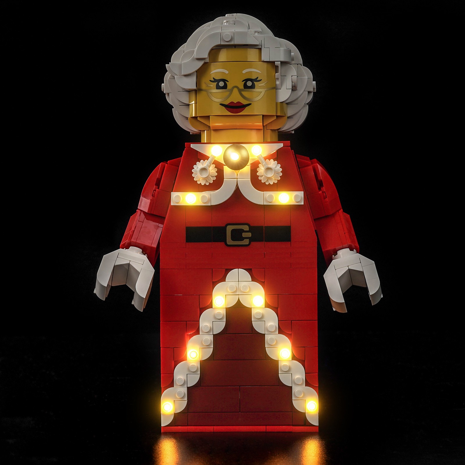 LocoLee Luce LED per LEGO 40875 Grande Donna Babbo Natale Minifigure Set di Luci foto 3