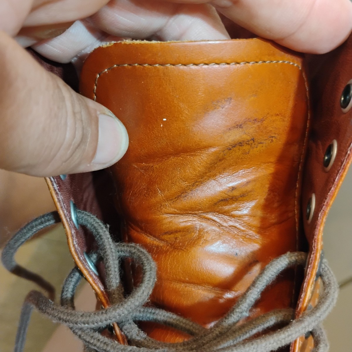 Dr. Martens Affleck Brogue Lace Up Boots English Tan Unisex 8M 9L Wingtip Dr. Martens Affleck Brogue Combat Boot English Tan Boots  main image 4