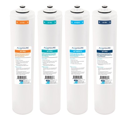 Premier Series Complete 4-Stage Quick Twist Filter Replacement Cartridge Bund...