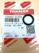 Genuine Yanmar brand Injection Pump Delivery Valve O-Ring 124550-51370