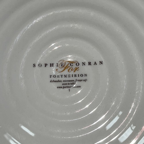SOPHIE CONRAN for PORTMEIRION Carnivale Salad Serving Bowl Bisquit Band Rim 9.7” - Picture 6 of 6