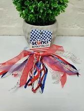 Scunci American Red, White and Blue Hair Bow Scrunchies Hair Accessories 