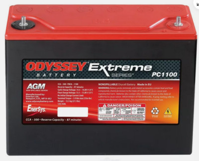 Odyssey Battery ODS-AGM40E Extreme Powersports Battery