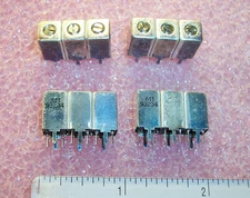 QTY (10) 302MXP-611D1 TOKO 7HT TRIPLE TUNED 3-POLE HELICAL FILTERS NOS