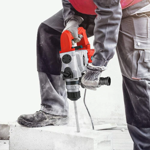 TOPEX 1010W SDS+ Rotary Hammer Drill Demolition Jack Hammer Kit w/ Chisels Drill - Picture 12 of 12