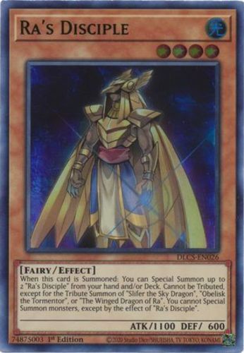 Yugioh! LP Ra's Disciple (Green) - DLCS-EN026 - Ultra Rare - 1st ...