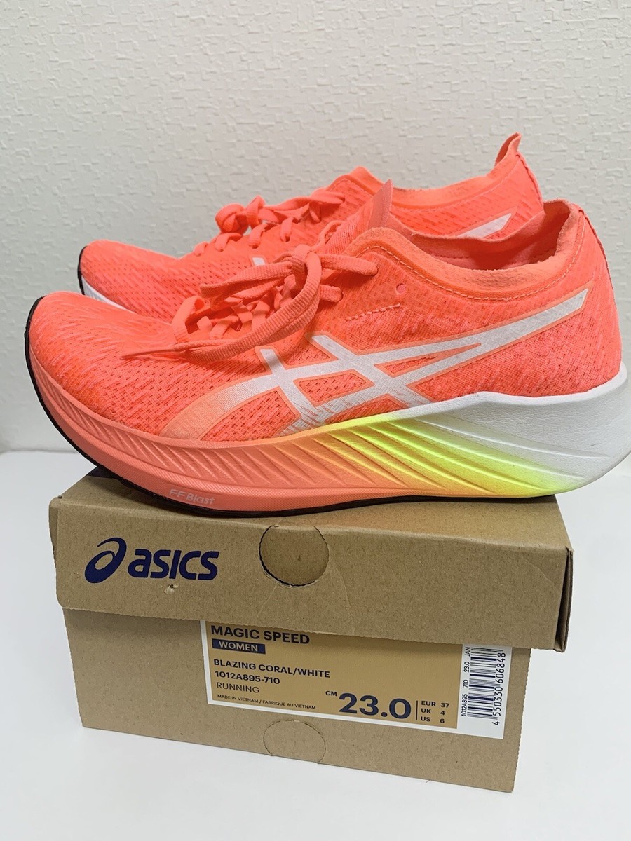 ASICS Shoes Magic Speed 1012A895-710 Womens Orange Pink
