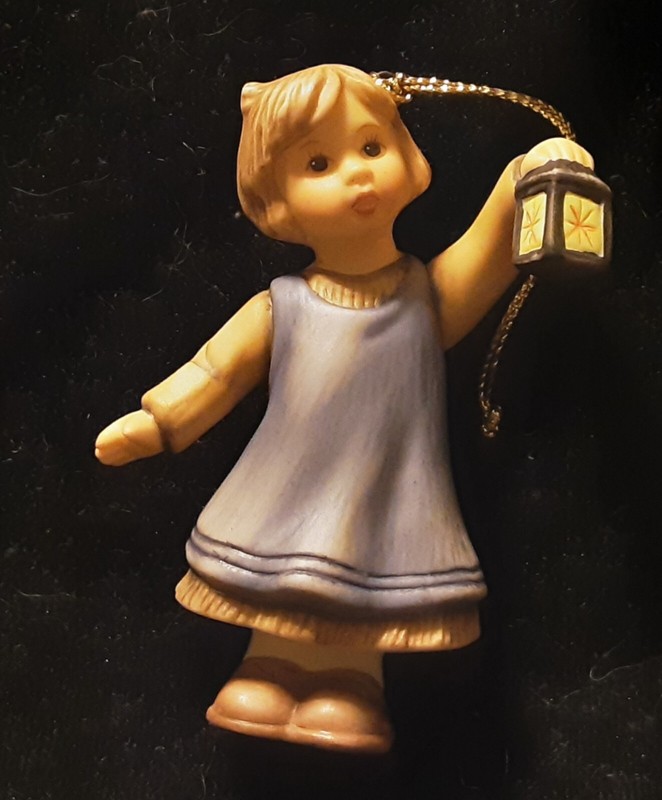 Vintage Berta Hummel Goebel Christmas Ornament Santa Are You There, Set 18/96056