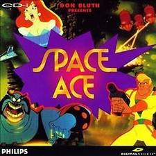 Space Ace (Philips CD-i CDI, 1993) Complete W/ Case & Manual SMOOTH PUNCHOUT