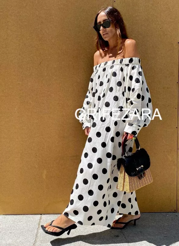 Zara limited edition polka dot dress sales