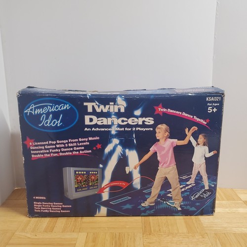 American Idol Twin Dancers Plug & Play Dance Mat 2 Player Game - Picture 9 of 10