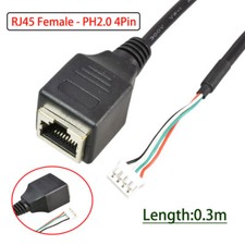 JST-PH2.0mm 4Pin to RJ45 Female Advertising Screen Cable Length 30cm