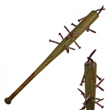 Bloody Nail Spike Baseball Bat Urethane Foam Rubber Halloween Costume Weapon Toy